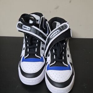 Adidas Kids Sneakers - Black, White, and Blue